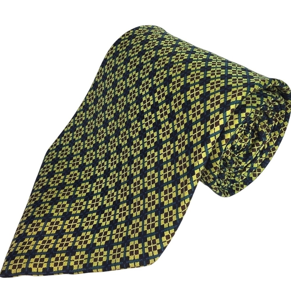 Green All Silk Made in Italy Dayton's Brand Neck Tie NEW! Vintage